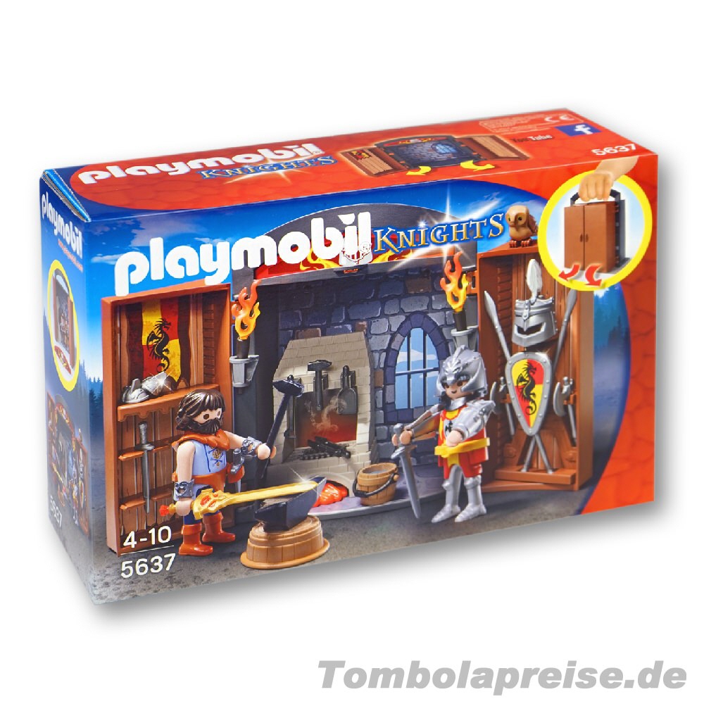 Tombolapreis Ritterschmiede Playmobil