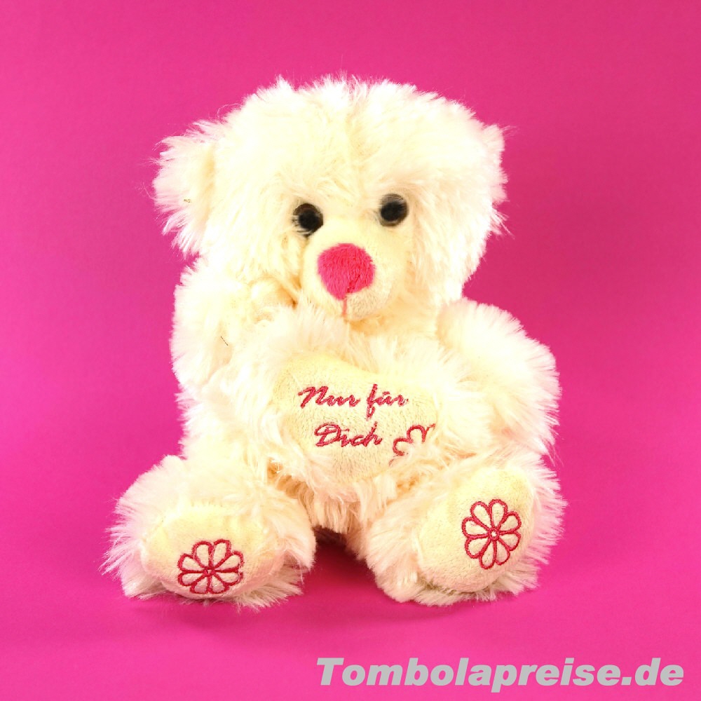 Tombolapreis Plüsch-Bär mit Herz