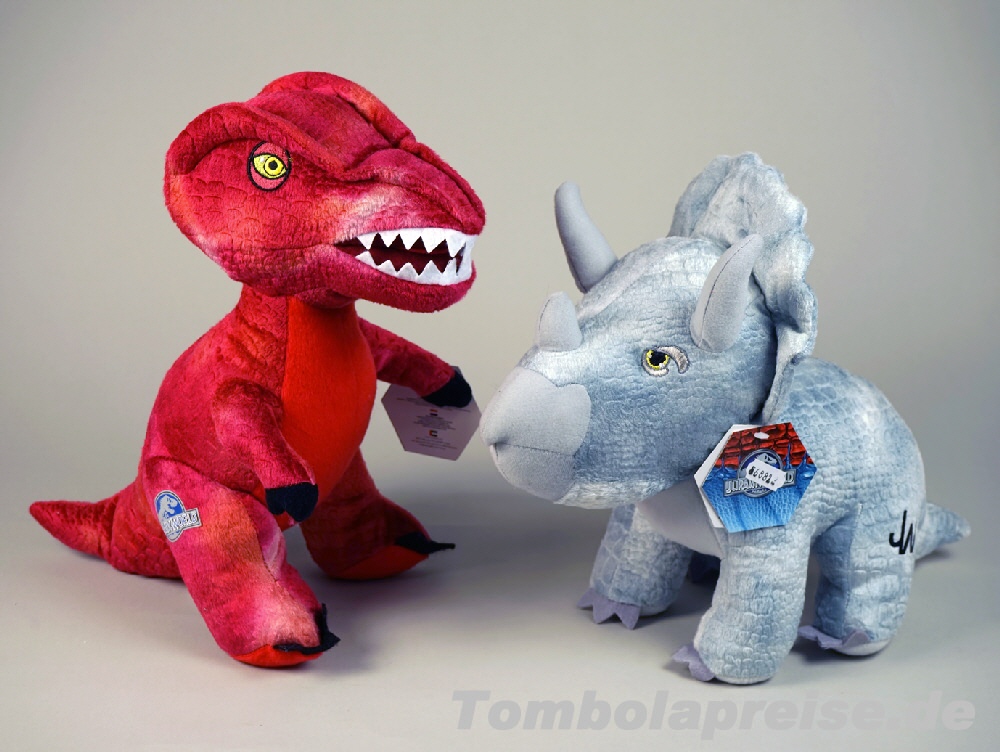 Tombolapreis Plüsch-Dinos Jurassic World