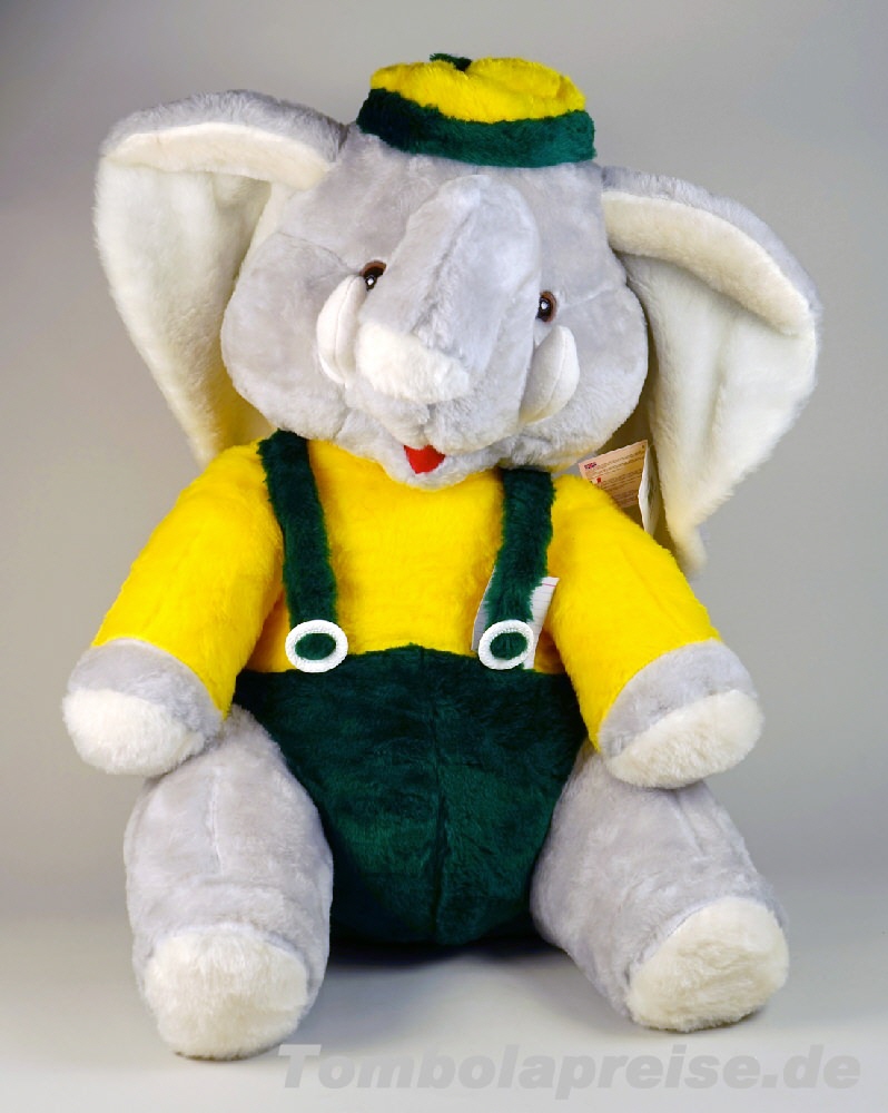 Tombolapreis Plüsch-Jumbo-Elefant 60 cm