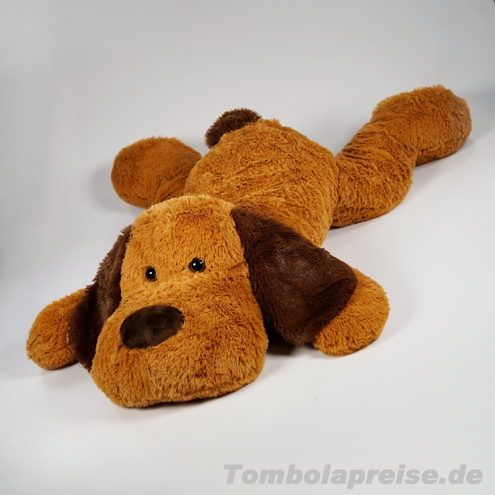 Tombolapreis Plüsch-Hund liegend