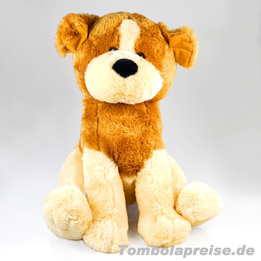 Tombolapreis Plüsch-Hund sitzend 60 cm
