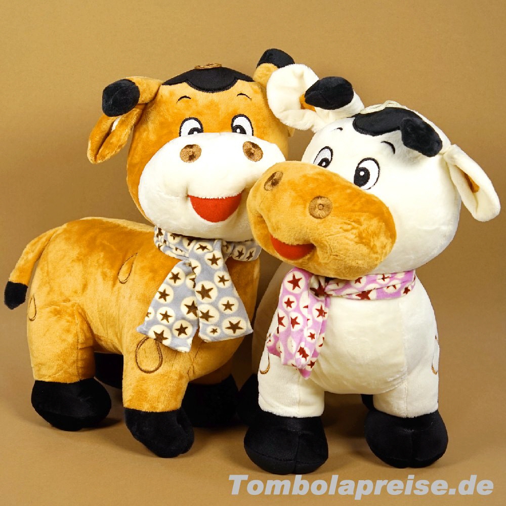 Tombolapreis Plüsch-Kühe stehend
