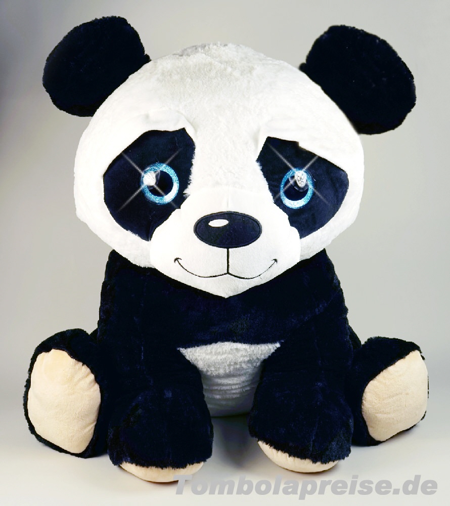 Tombolapreis Plüsch-Panda Glitzeraugen 75 cm