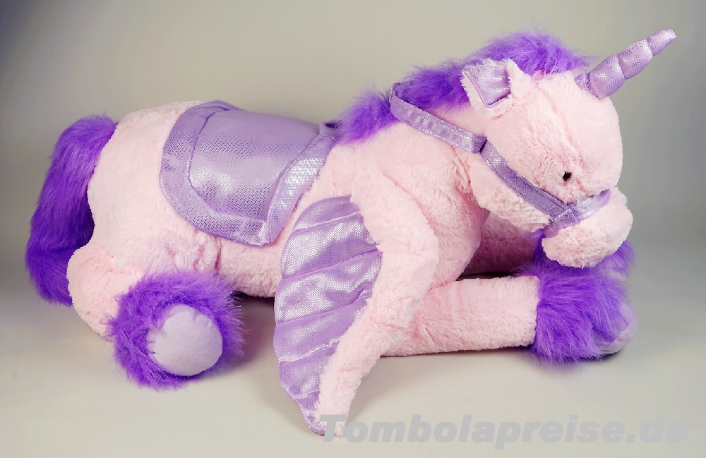Tombolapreis Plüsch-Pegasus liegend 100 cm