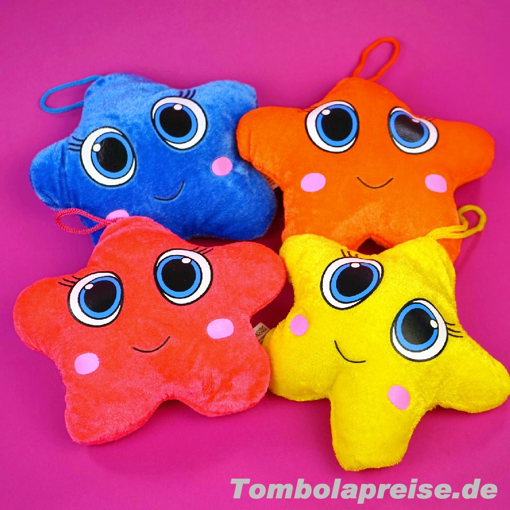 Tombolapreis Plüsch-Sterne