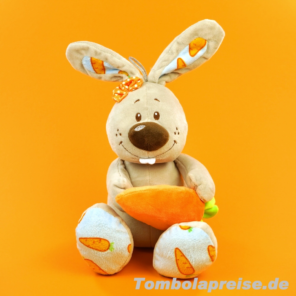 Tombolapreis Plüsch-Hase mit Karotte
