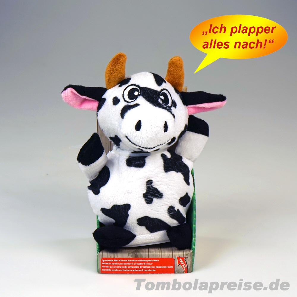 Tombolapreis Plüsch-Plapper-Kuh