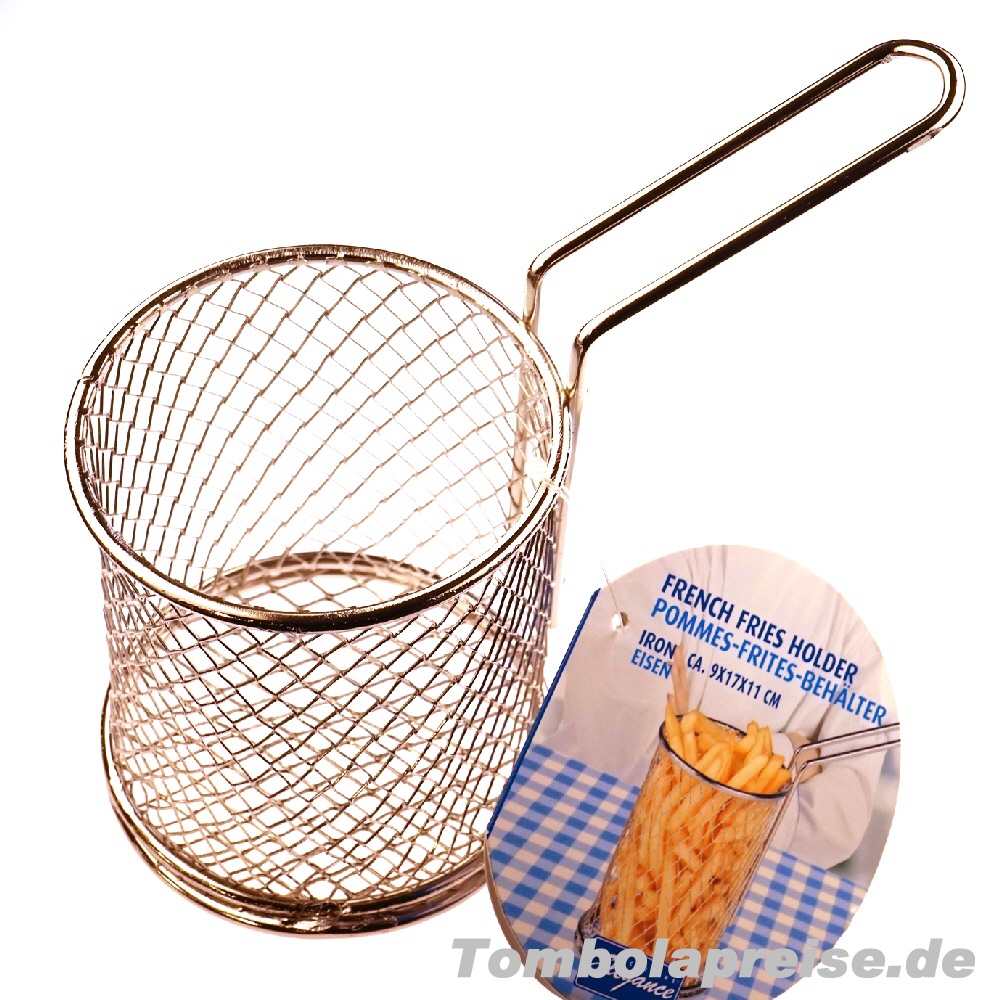Tombolapreis Pommes Frites Servierbehälter