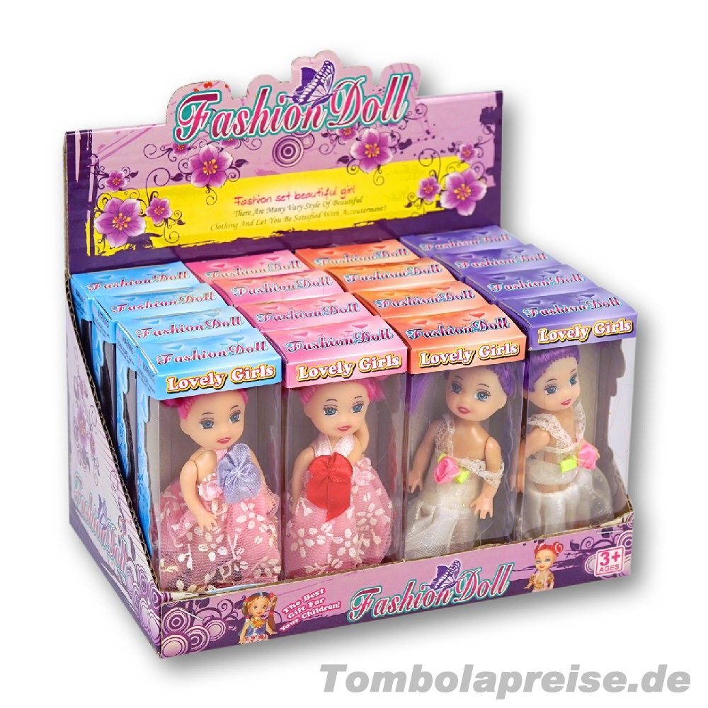 Tombolapreis Mini-Puppen im Display