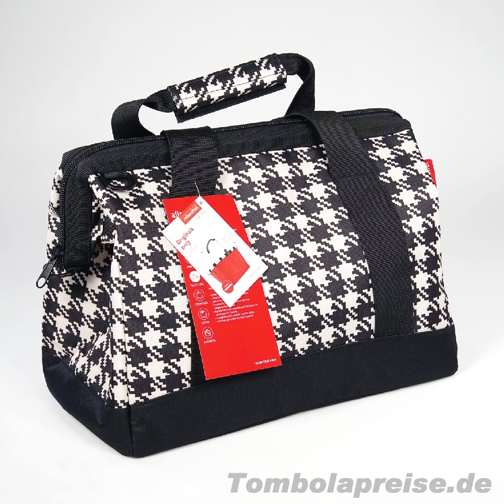 Tombolapreis Reisenthel-Tasche schwarz-weiss