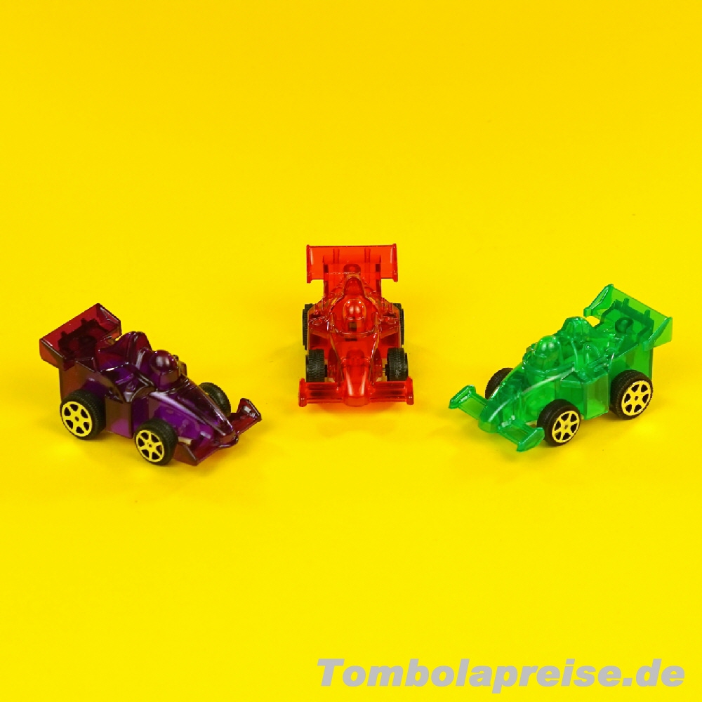 Tombolapreis Rennautos mit Rückaufzug