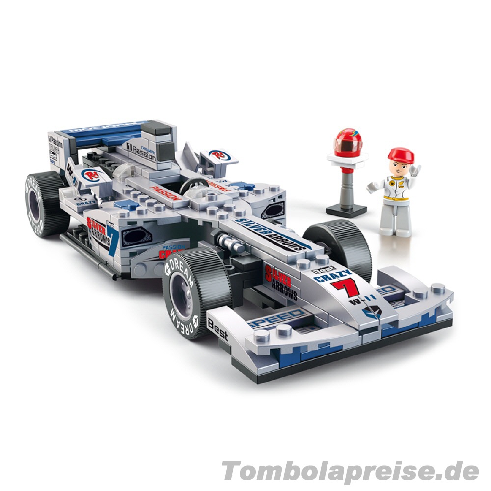 Tombolapreis Klemmbausteinset Rennauto
