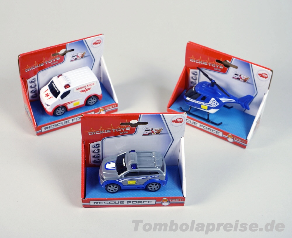 Tombolapreis Rettungsfahrzeuge 3er-Set