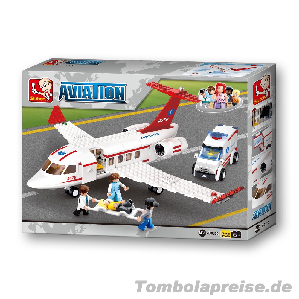 Tombolapreis Steckbausteinkasten Rettungsflieger