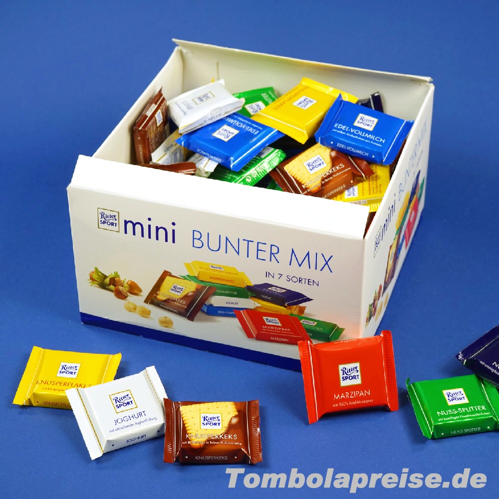 Tombolapreis Ritter Sport Schokolade Mini