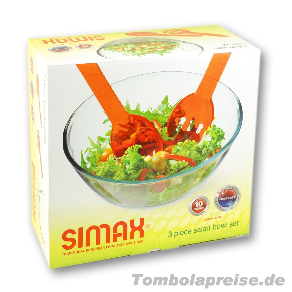Tombolapreis Salatschüssel mit Salatbesteck