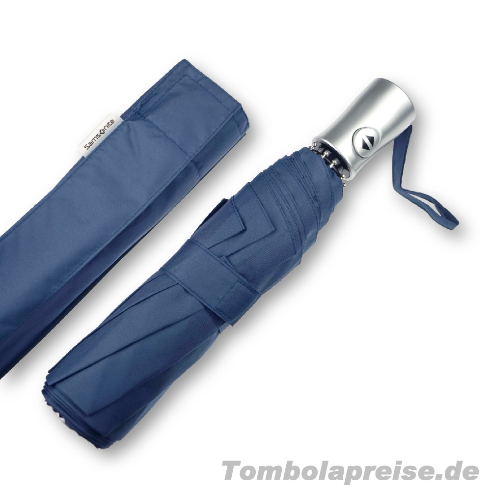 Tombolapreis Samsonite Automatikschirm blau
