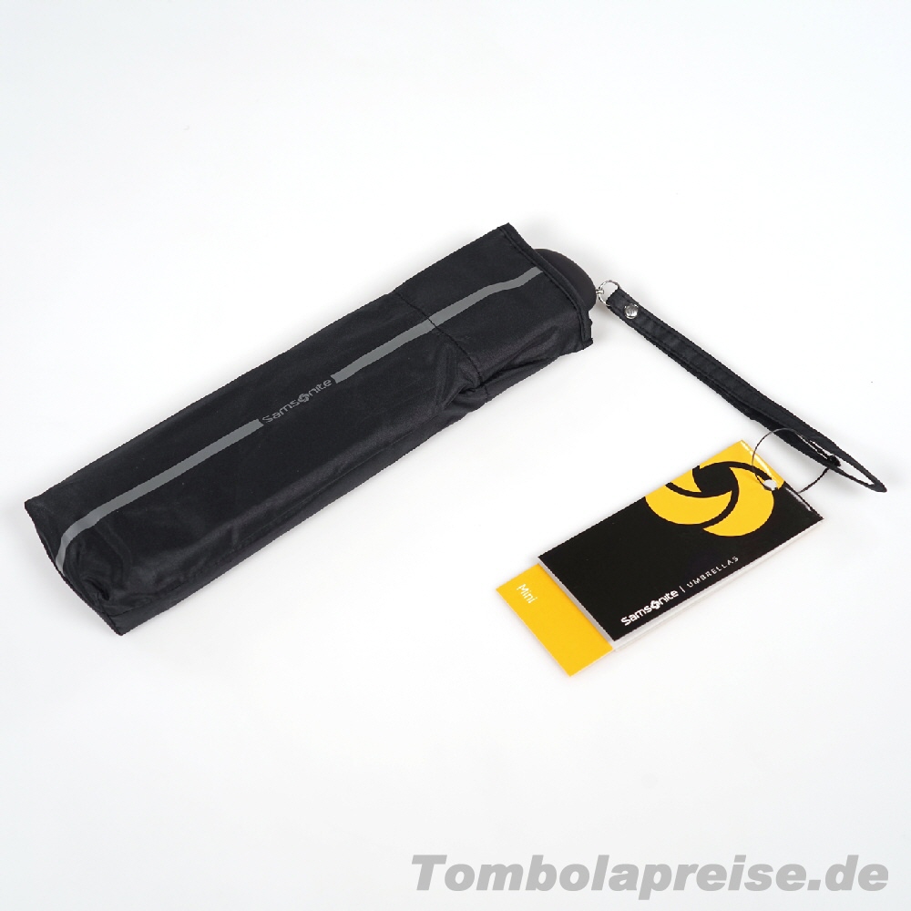 Tombolapreis Samsonite extraflacher Minischirm
