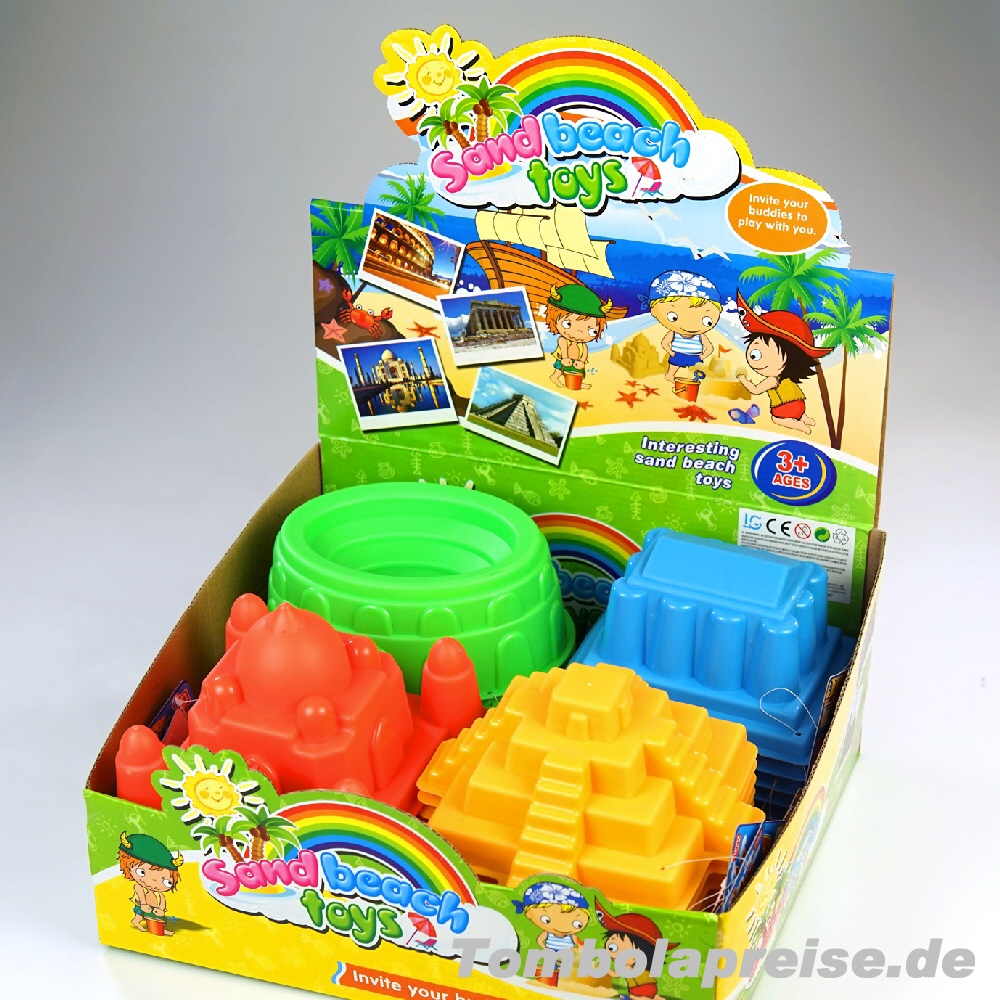 Tombolapreis Sandspielzeugformen Bauwerke