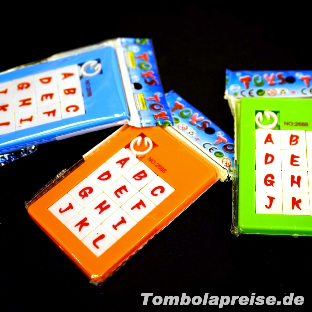 Tombolapreis Schiebe-Puzzle ABC