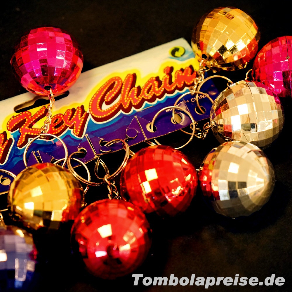 Tombolapreis Schlüsselanhänger Diskokugel