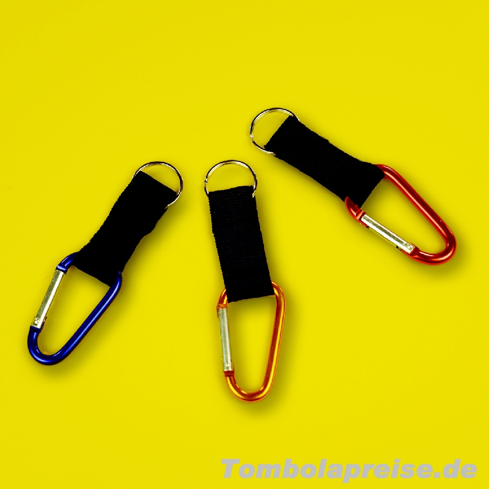 Tombolapreis Schlüsselanhänger Karabinerhaken