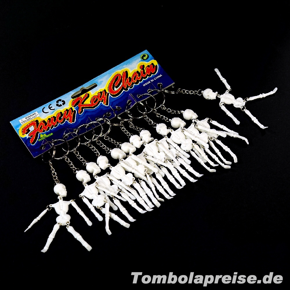 Tombolapreis Schlüsselanhänger Skelette