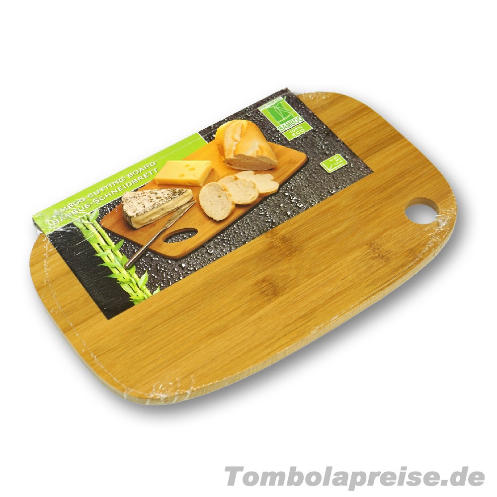 Tombolapreis Schneidbrett Bambus