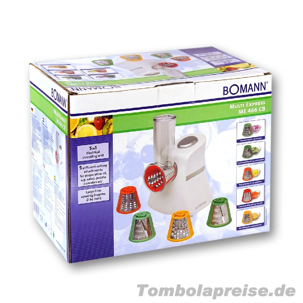 Tombolapreis Schnitzelwerk elektrisch