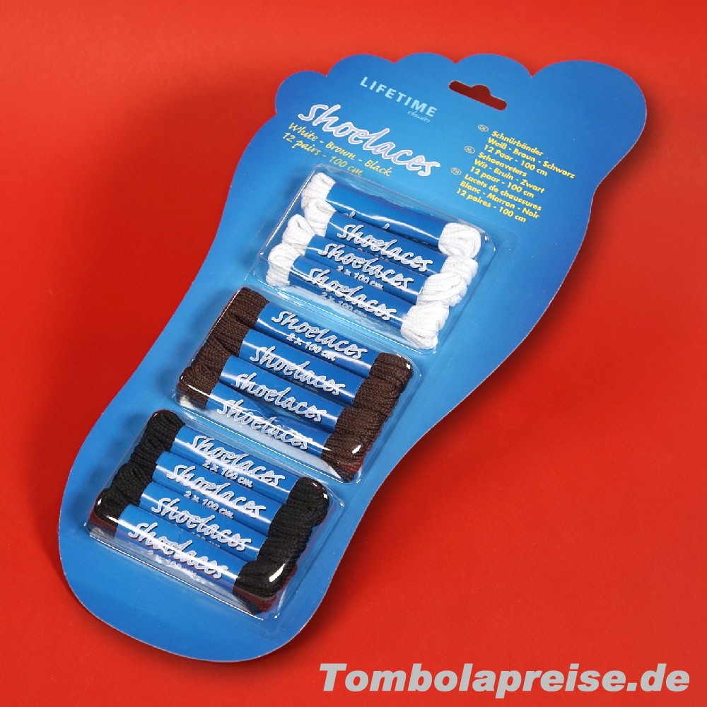 Tombolapreis Schnürbänder-Set