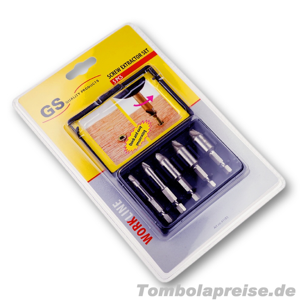 Tombolapreis Schrauben-Entferner-Set