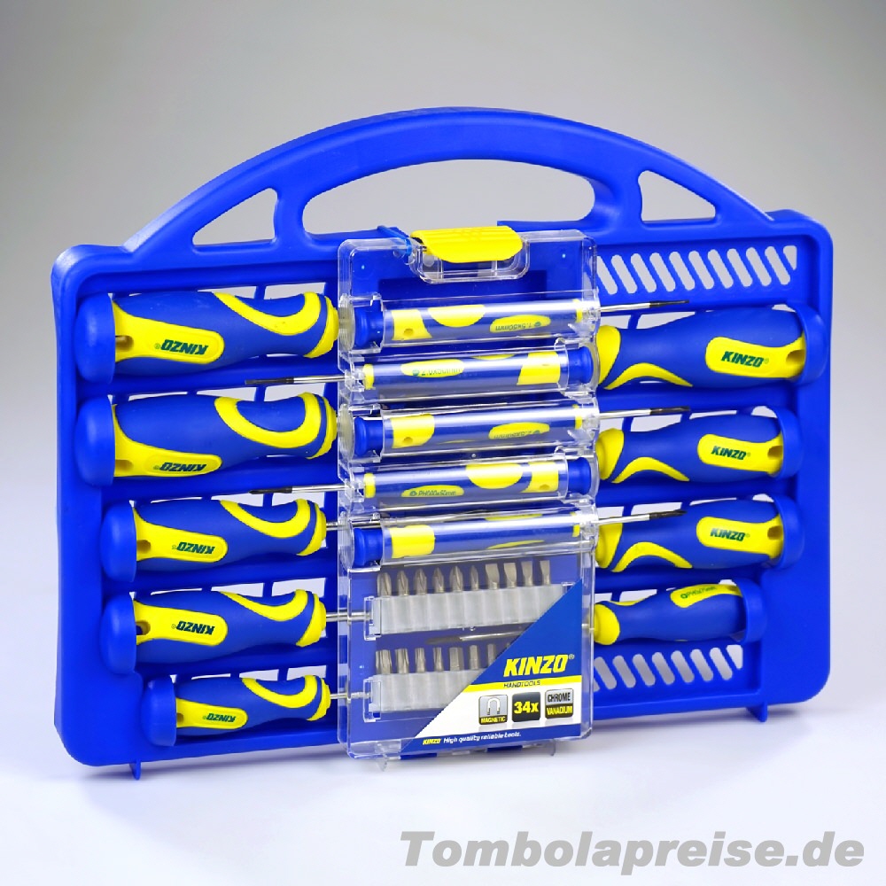 Tombolapreis Schraubendreher-Set 34teilig