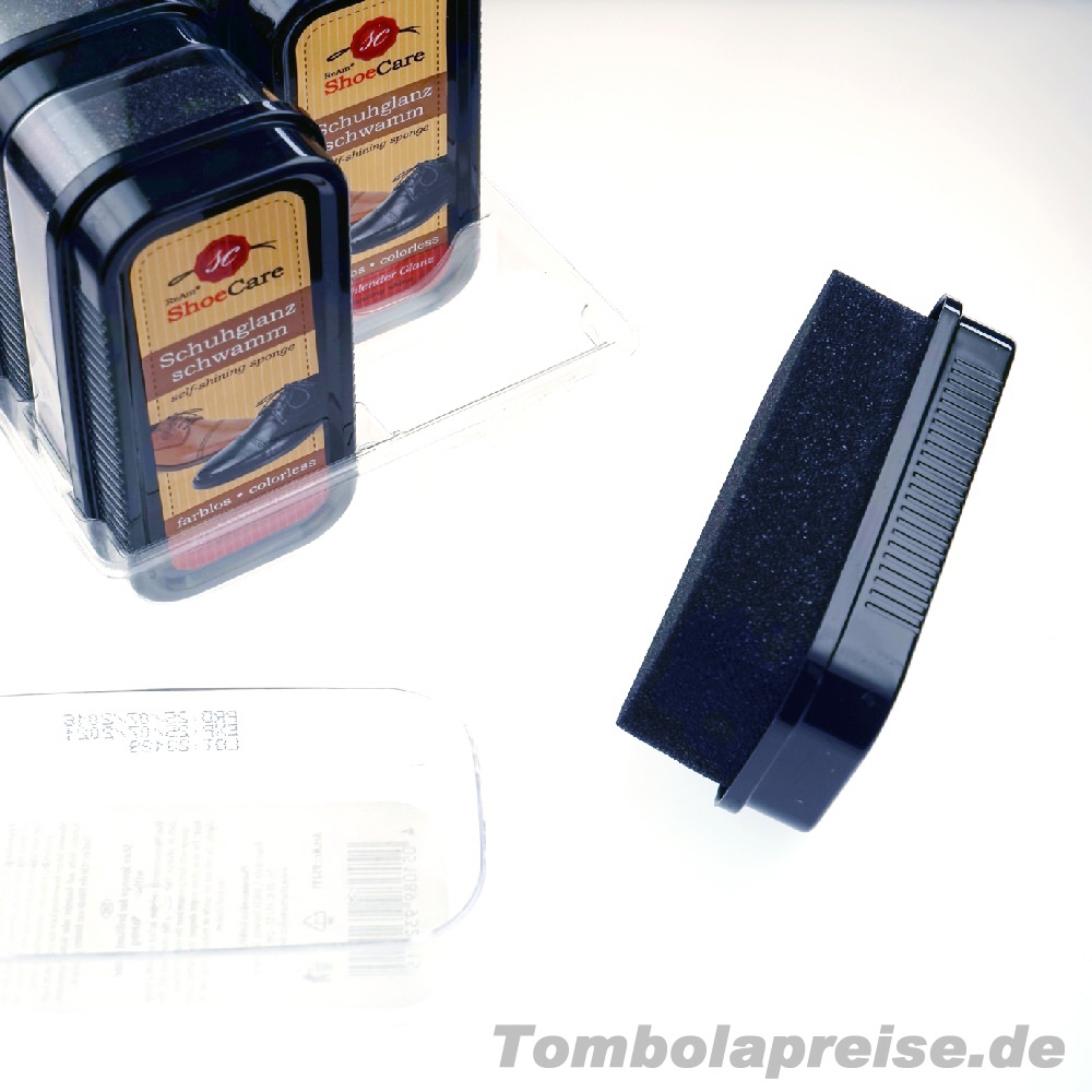 Tombolapreis Schuhputzschwamm