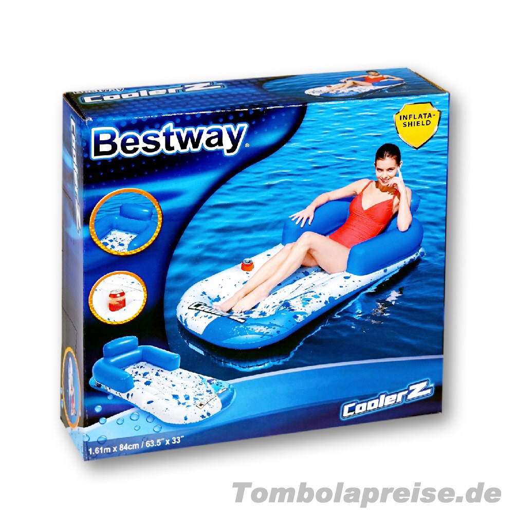Tombolapreis Aufblasbarer Schwimm-Liegestuhl