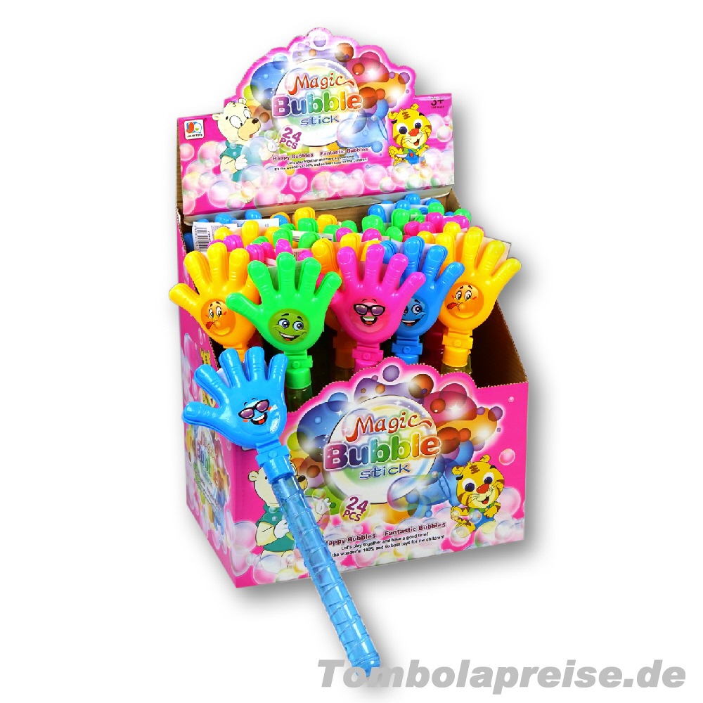 Tombolapreis Seifenblasenstick Klatschhand