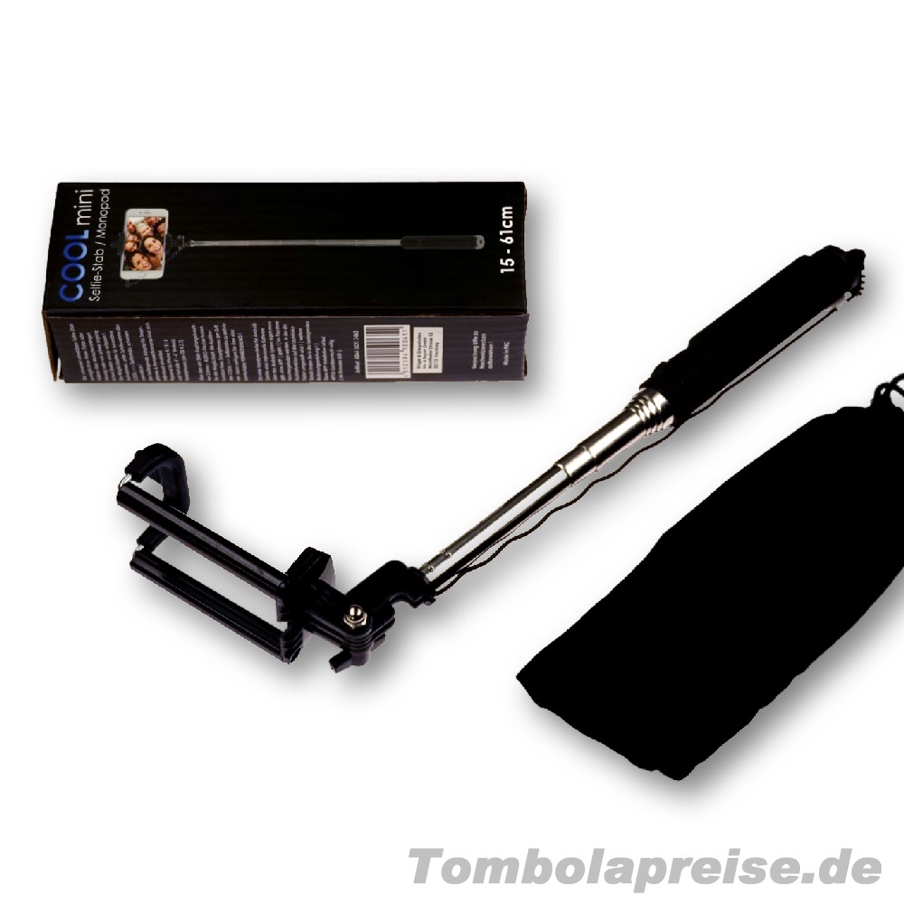 Tombolapreis Selfiestick im Beutel