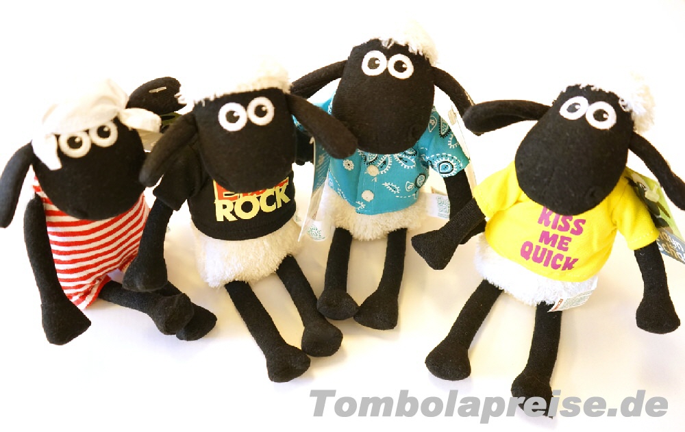 Tombolapreis Schaf Shaun Plüschfiguren