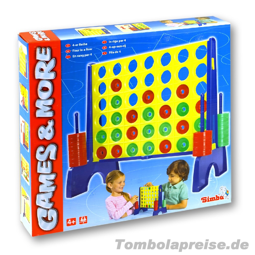 Tombolapreis 4er-Reihe-Spiel