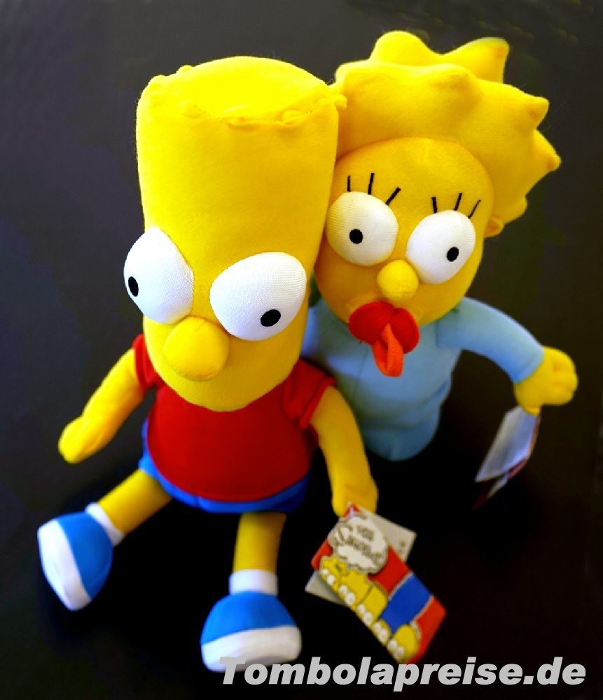 Tombolapreis Lizenzplüsch Simpsons