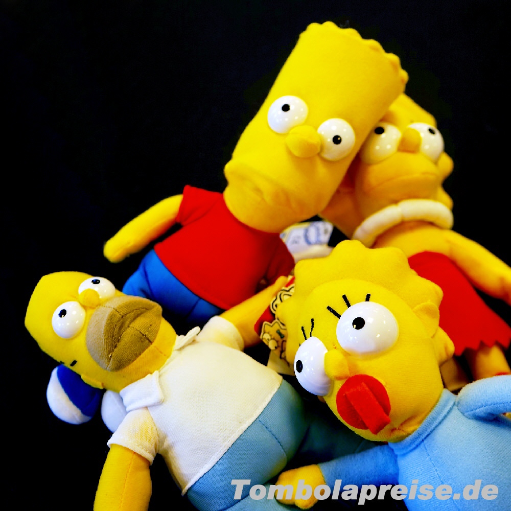 Tombolapreis Simpsons Plüschfiguren