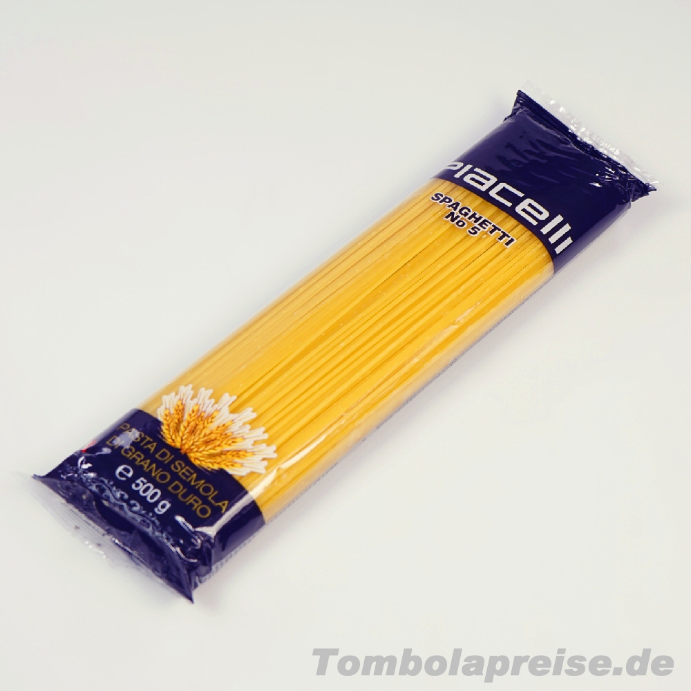 Tombolapreis Spaghetti Nudeln