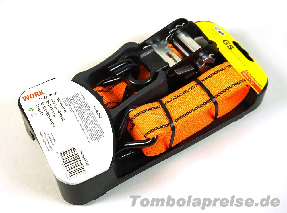 Tombolapreis Spanngurte-Set
