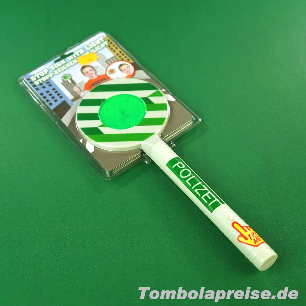 Tombolapreis Polizeikelle mit Licht