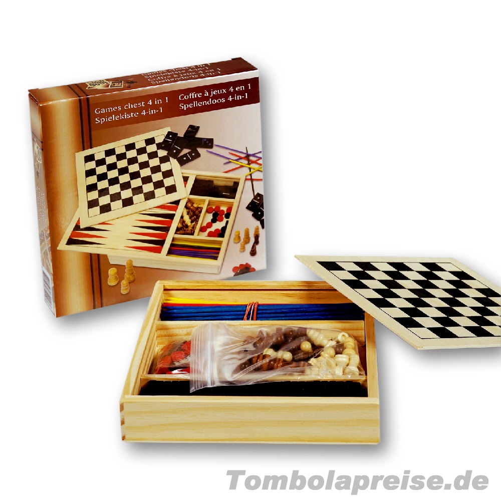 Tombolapreis Spielesammlung 4in1