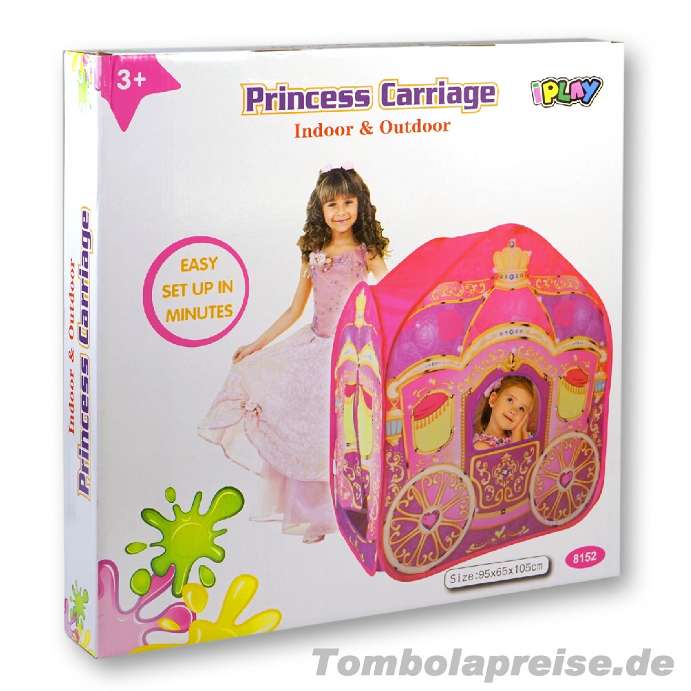Tombolapreis Spielzelt Prinzessinnenkutsche