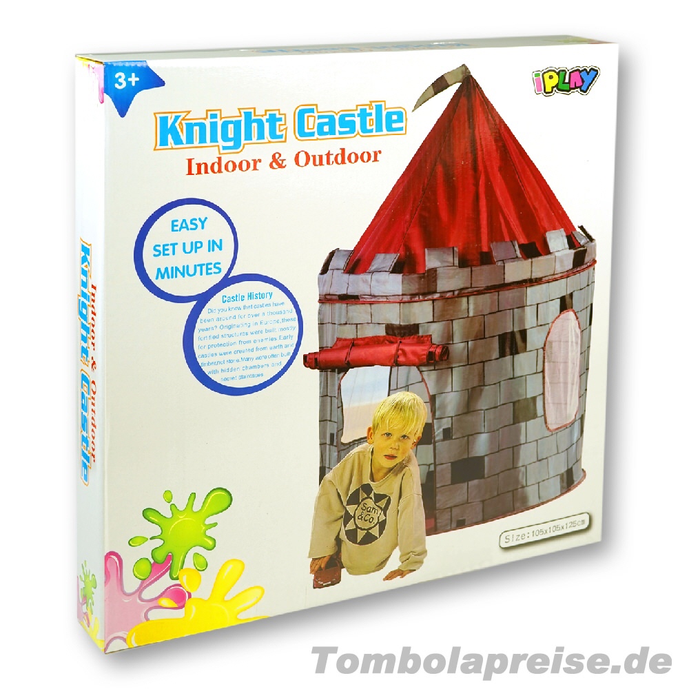 Tombolapreis Spielzelt Ritterburg
