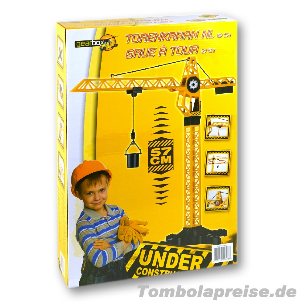 Tombolapreis Spielzeug-Baukran
