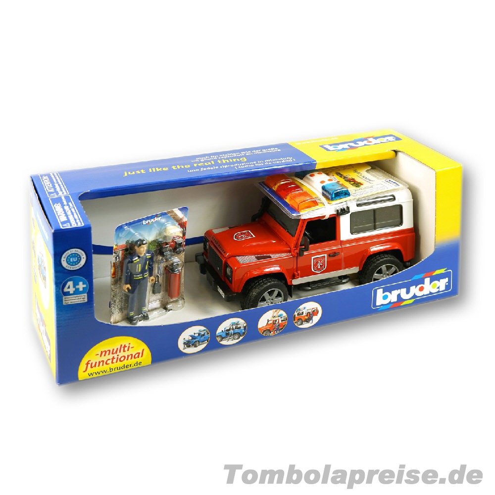 Tombolapreis Spielzeug-Feuerwehr Jeep