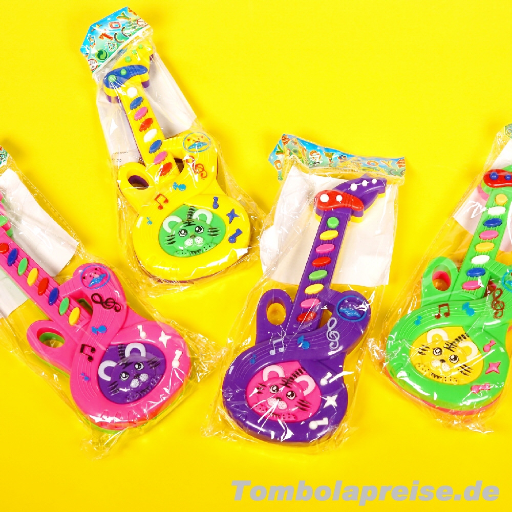 Tombolapreis Spielzeug-Soundgitarren